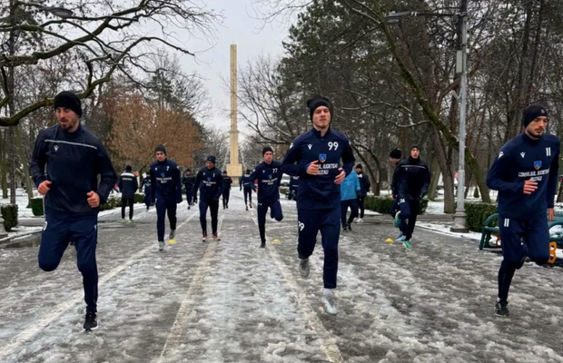 Antrenament ca în anii 2000 » Unde s-a pregătit echipa care visează la Superliga