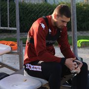 Antrenament Rapid în Antalya, Denis Ciobotariu FOTO: Ionuţ Iordache (GSP)