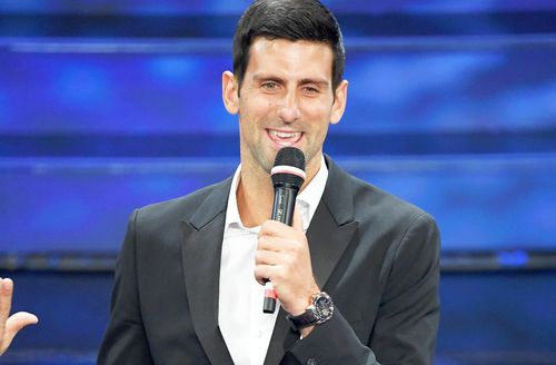 Novak Djokovic la Festivalul de la Sanremo