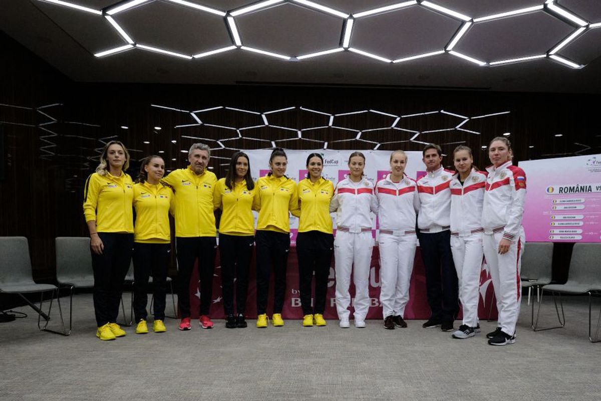ROMÂNIA - RUSIA, FED CUP // VIDEO + FOTO S-a stabilit programul! „Tricolorele” au analizat înfruntarea de la Cluj