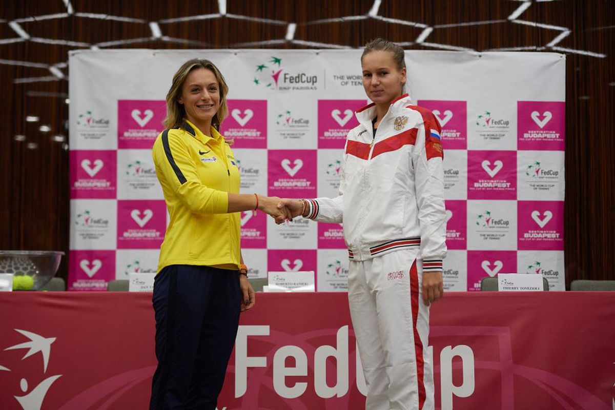 ROMÂNIA - RUSIA, FED CUP // VIDEO + FOTO S-a stabilit programul! „Tricolorele” au analizat înfruntarea de la Cluj