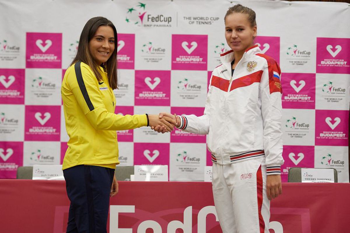 ROMÂNIA - RUSIA, FED CUP // VIDEO + FOTO S-a stabilit programul! „Tricolorele” au analizat înfruntarea de la Cluj