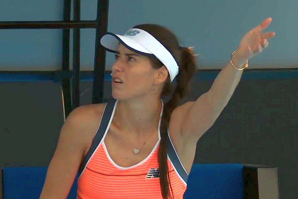 Sorana Cîrstea, criză de nervi la adresa antrenorului Adrian Cruciat