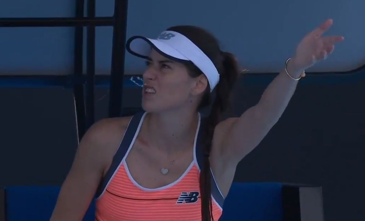 Sorana Cîrstea, criză de nervi la adresa antrenorului Adrian Cruciat