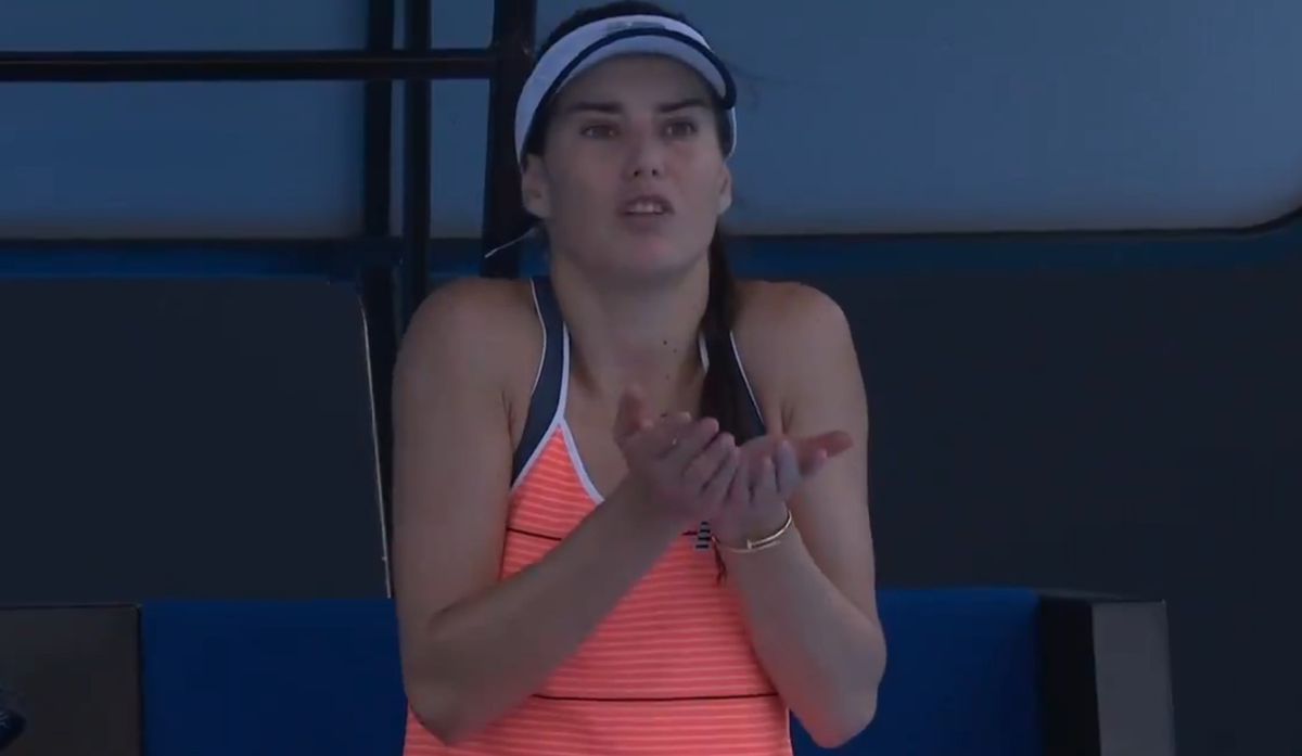 Sorana Cîrstea, criză de nervi la adresa antrenorului Adrian Cruciat