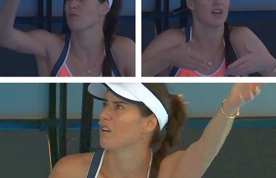 VIDEO Sorana Cîrstea, momente șocante pe teren! Criză de nervi la adresa antrenorului: „Taci din gură!” » I-a cerut arbitrei să-l avertizeze