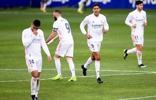Real Madrid, victorie cu emoții! Huesca, „răpusă” de Raphael Varane