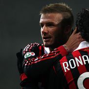 Beckham și Ronaldinho au fost colegi la AC Milan // Foto: Getty Image
