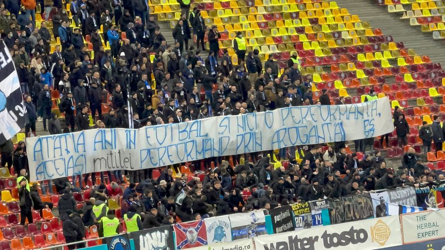 FCSB - FCU Craiova. „Mititei” și la Nord, și la Sud :) » Războaiele purtate prin mesaje de cele două galerii pe Arena Națională