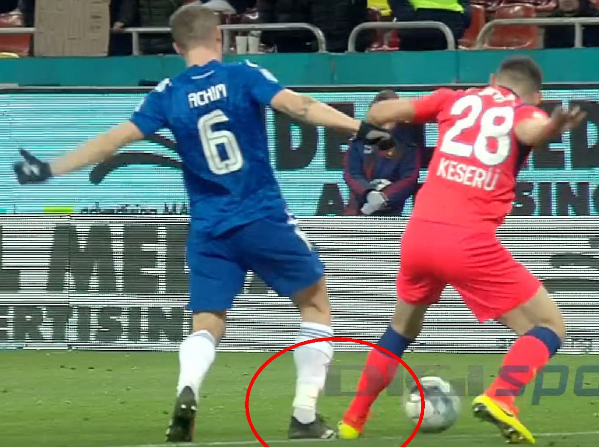 Fază „la milimetru” în FCSB - FCU Craiova » Gigi Becali e convins: „Nu e penalty!”