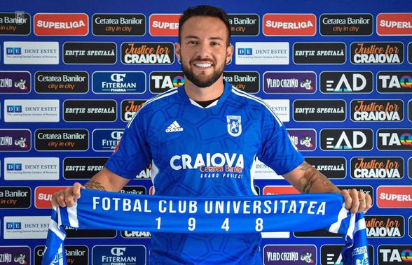 FCU Craiova și-a prezentat ultimul transfer: are în CV Campionatul Mondial al Cluburilor și va purta numărul 7