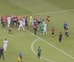 Pumni și picioare în derby! Scene uluitoare: după 14 minute de scandal, arbitrul a fluierat finalul mai devreme