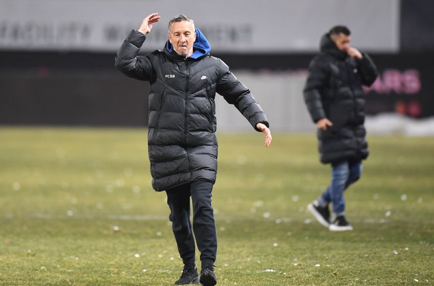 Mihai Stoica (57 de ani), managerul general al celor de la FCSB, a analizat victoria obținută duminică pe terenul campioanei, scor 1-0.  FOTO: Raed Krishan