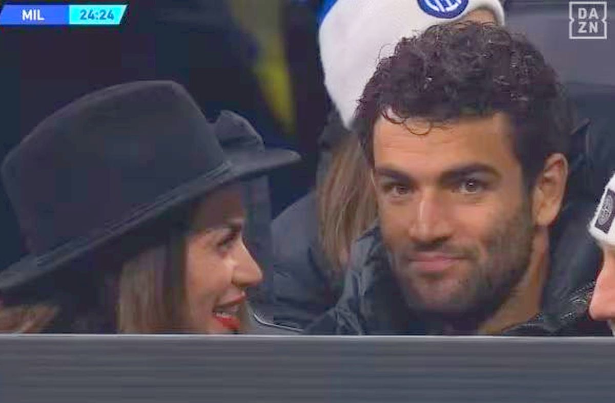 „Cuplul anului” » Matteo Berrettini, surprins la Inter - Milan cu fosta soție a unui star din fotbal