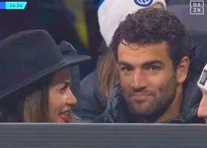 „Cuplul anului” » Matteo Berrettini, surprins la Inter - Milan cu fosta soție a unui star din fotbal