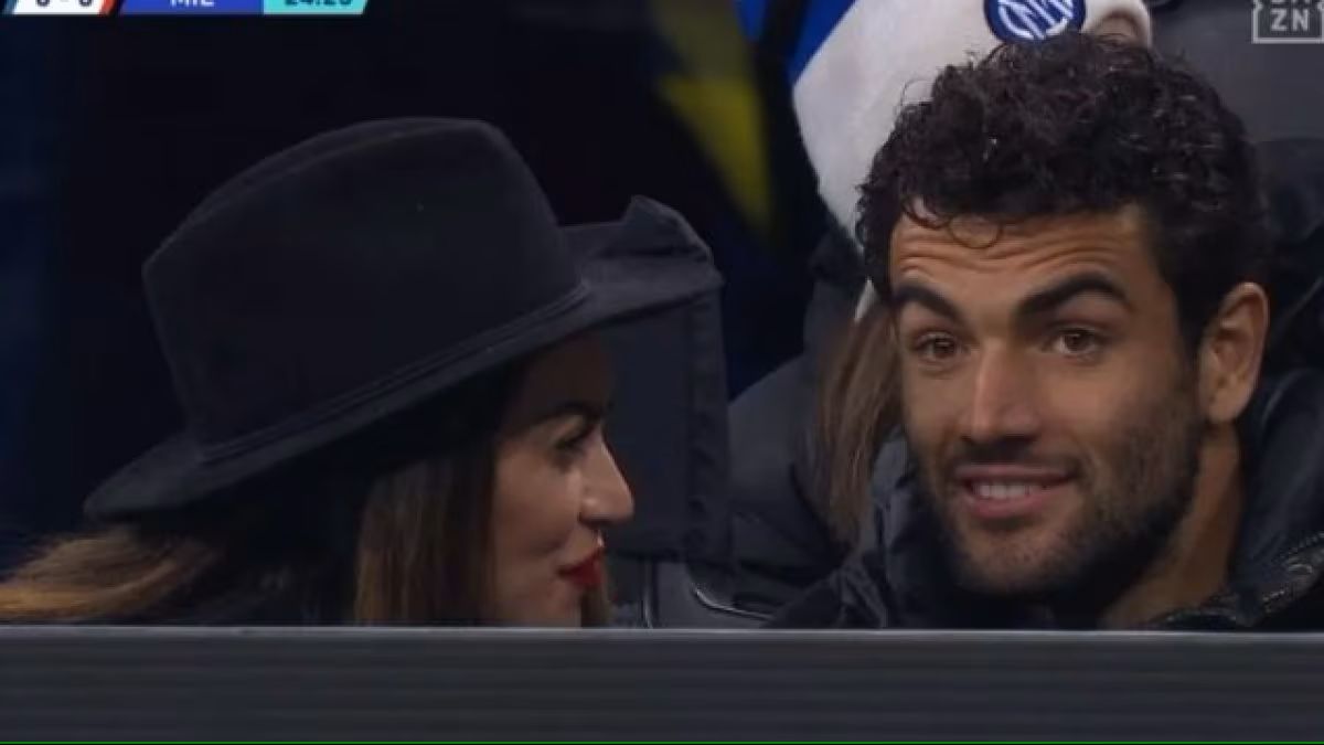 „Cuplul anului” » Matteo Berrettini, surprins la Inter - Milan cu fosta soție a unui star din fotbal