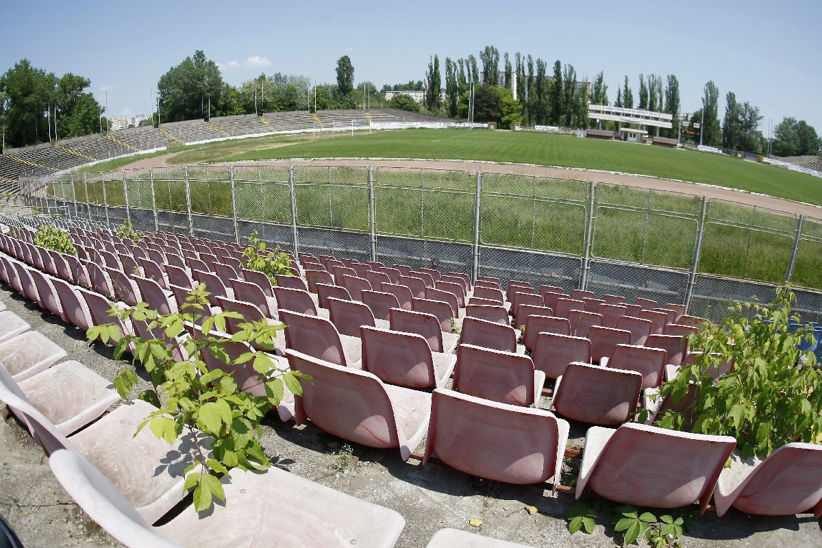 Stadionul „Dunărea” din Galați, la vizita Gazetei Sporturilor din 2011