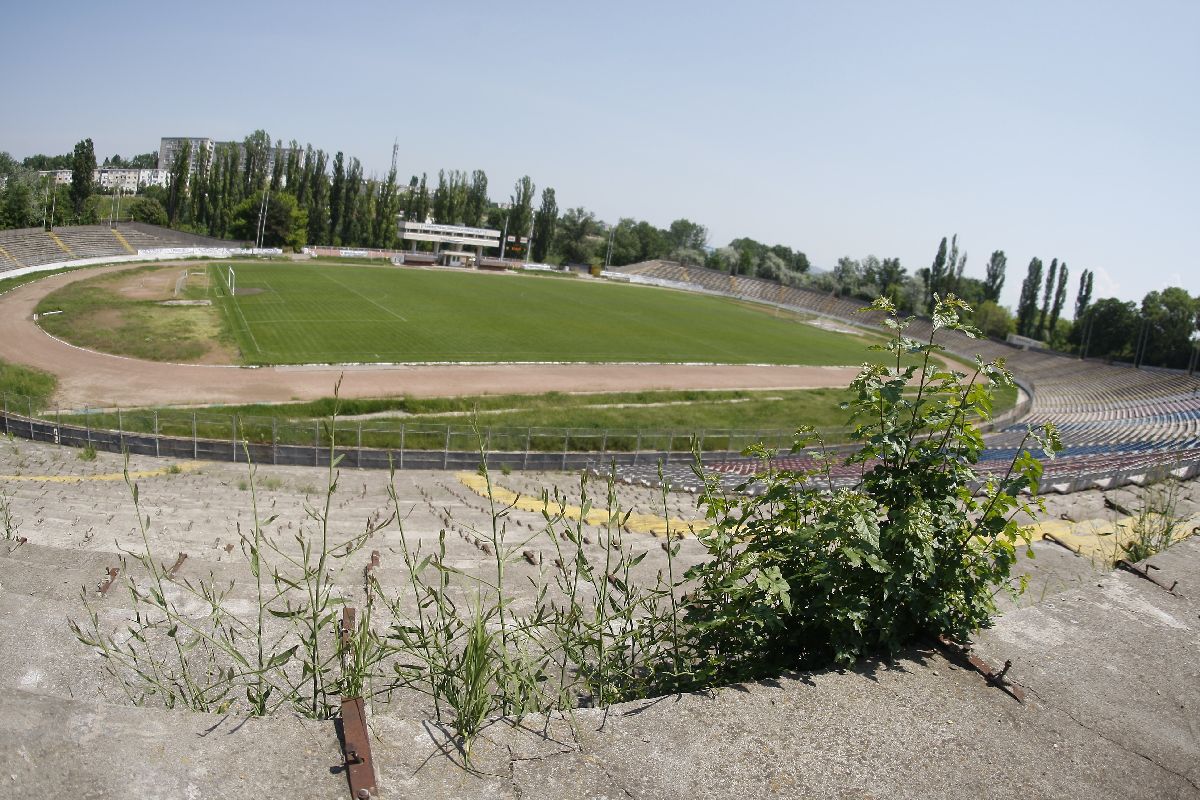 Stadionul „Dunărea” din Galați, la vizita Gazetei Sporturilor din 2011