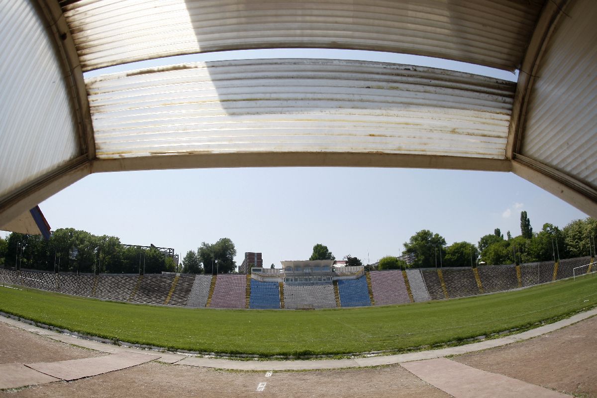 Stadionul „Dunărea” din Galați, la vizita Gazetei Sporturilor din 2011