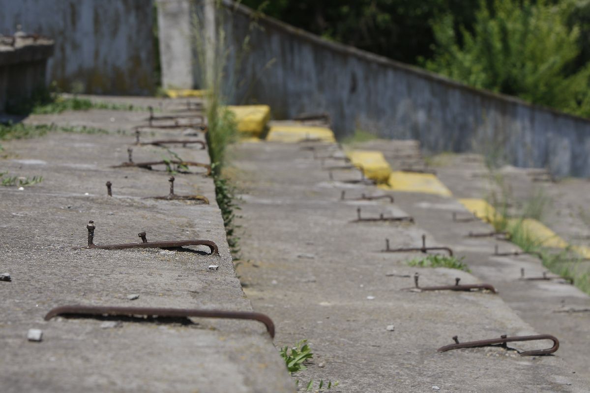 Stadionul „Dunărea” din Galați, la vizita Gazetei Sporturilor din 2011