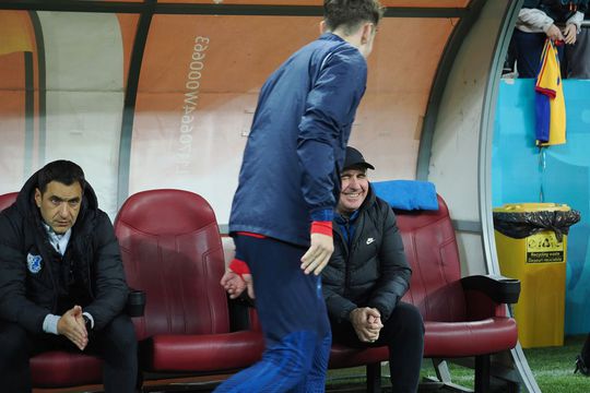 Radaslavescu i-a urat „la mulți ani” lui Gică Hagi, înainte de FCSB - Farul / FOTO: Cristi Preda (GSP.ro)