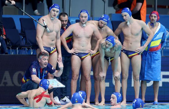 Impresiile antrenorului echipei naționale de polo a României după prima partidă de la Campionatele Mondiale: „Sunt puțin supărat!” » Urmează meciul cu Kazahstan