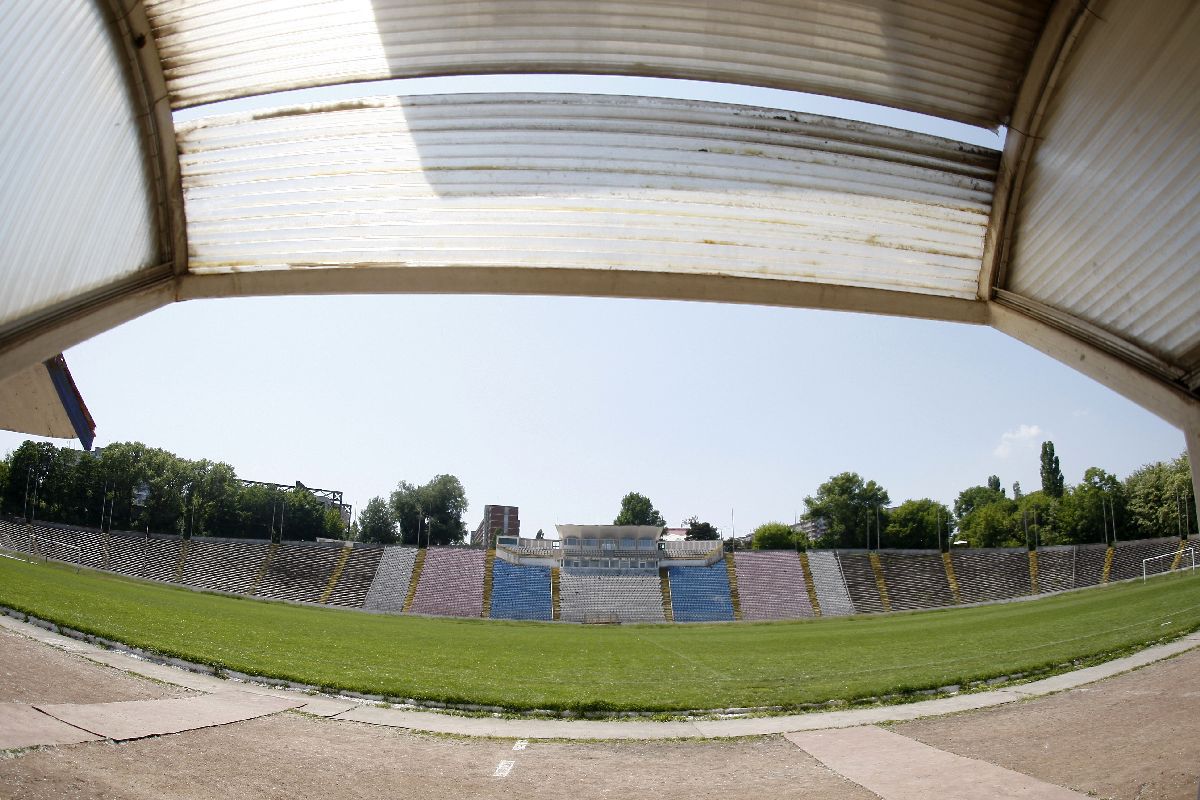 Stadionul „Dunărea” din Galați, la vizita Gazetei Sporturilor din 2011