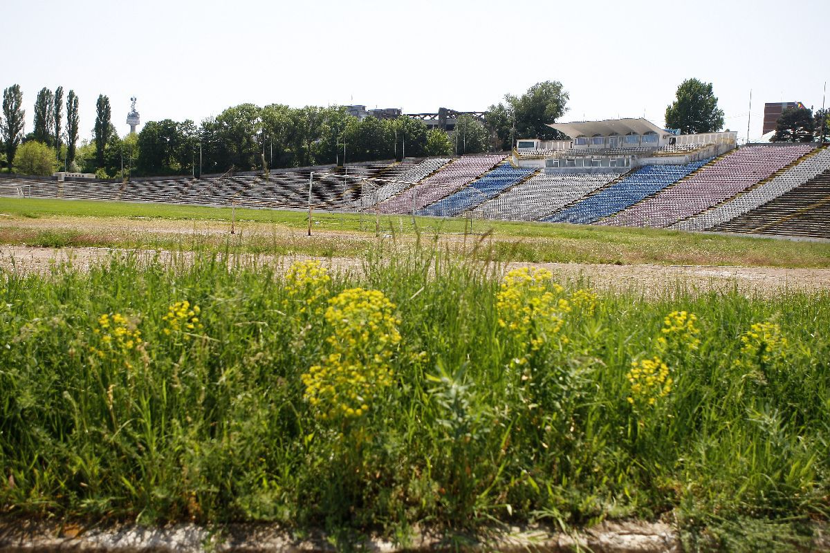 Stadionul „Dunărea” din Galați, la vizita Gazetei Sporturilor din 2011