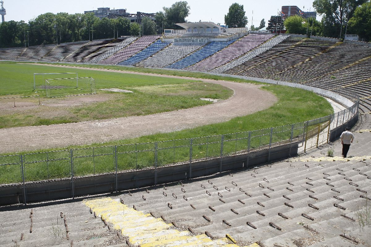 Stadionul „Dunărea” din Galați, la vizita Gazetei Sporturilor din 2011