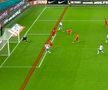 Liniile trase la VAR pentru a analiza golul marcat de Louis Munteanu // FOTO: Captură OrangeSport