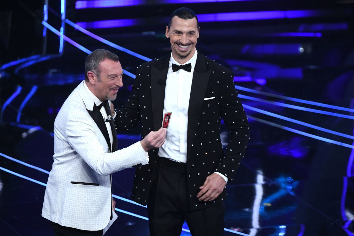 Zlatan Ibrahimovic, show la Festivalul de la Sanremo: „Ce mai cauți aici, câți ani ai?”