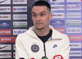 Adrian Șut, după ce FCSB a ratat șansa de a reveni la 11 puncte față de CFR și Rapid: „Cred că meritam victoria”