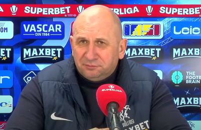 Vasile Miriuță, prima reacție după egalul cu Slobozia: „Dacă mi-aș lăsa păr, ar fi alb! Plec supărat”