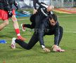 Jucătorii la încălzire, înainte de Petrolul - FCSB/ Foto: Ionuț Iordache GSP.