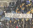 Mesaj afișat de suporterii de la Petrolul în meciul cu FCSB/ FOTO: GSP