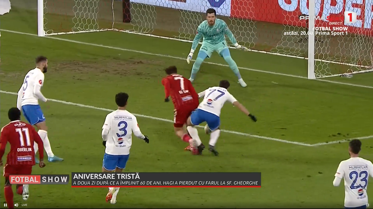 Gică Hagi a ieșit la atac, după Sepsi - Farul: „Penalty clar! Nu mai înțeleg nimic”