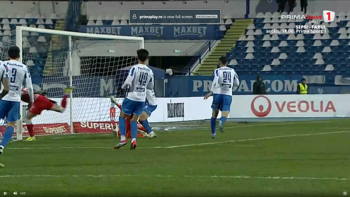 Zsori, gol cu călcâiul în Poli Iași - UTA