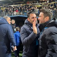 Elias Charalambous și Adrian Mutu, în Petrolul - FCSB/ FOTO: Ionuț Iordache GSP