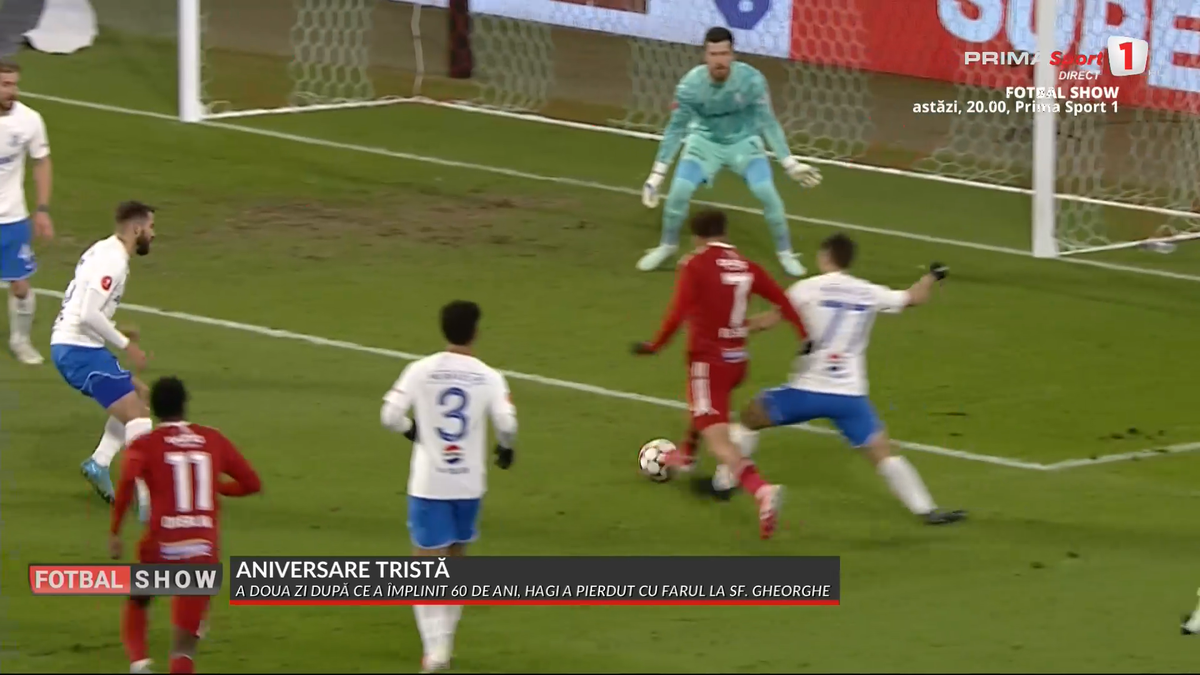 Gică Hagi a ieșit la atac, după Sepsi - Farul: „Penalty clar! Nu mai înțeleg nimic”