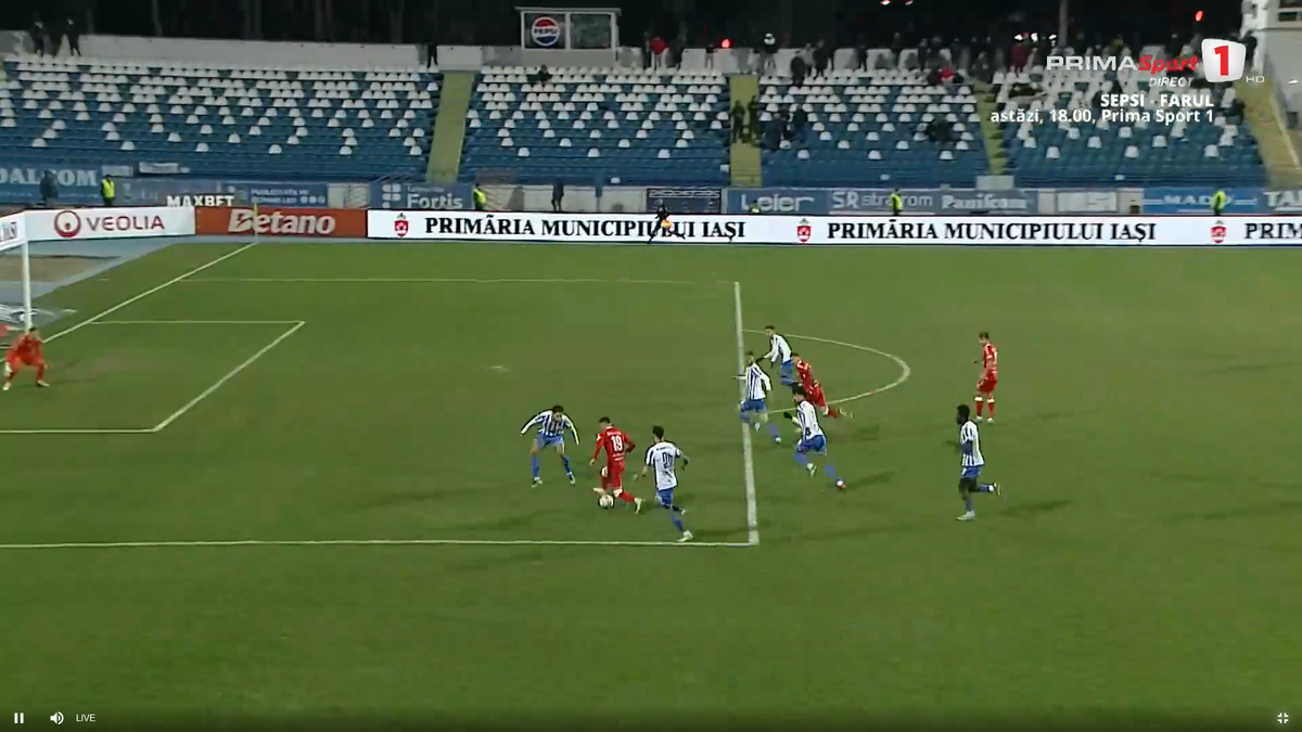 Zsori, gol cu călcâiul în Poli Iași - UTA