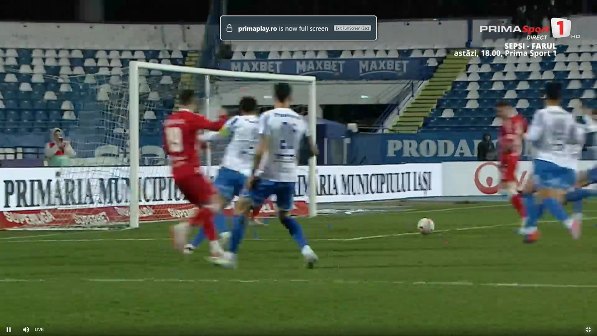 Zsori, gol cu călcâiul în Poli Iași - UTA