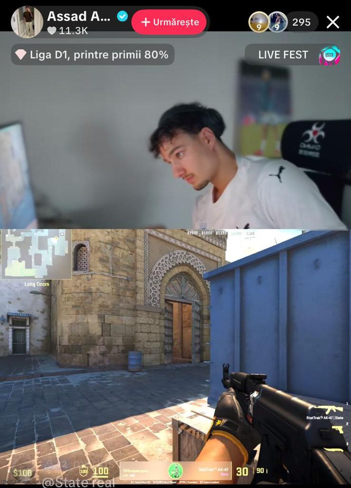 Assad Al Hamlawi, LIVE pe Counter-Strike a doua zi după meci: „Ce faci bă topitule?”
