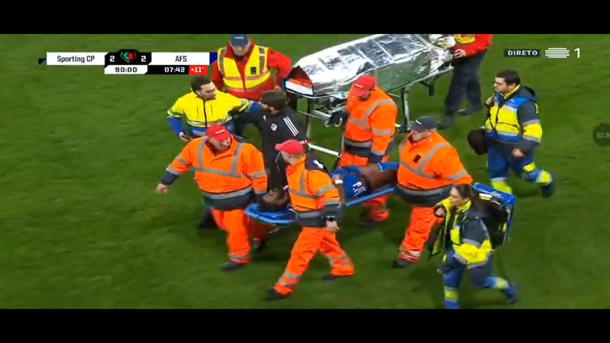 Antoine Baroan, accidentare groaznică în Sporting - AFS