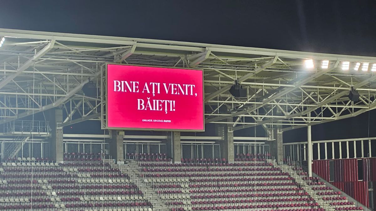 Rapid - Petrolul, imagini înainte de meci