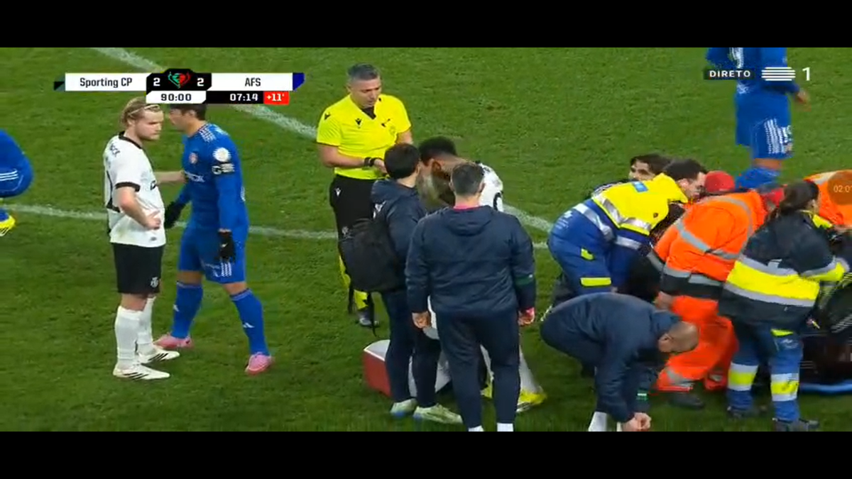 Primele imagini cu Antoine Baroan, după ce și-a rupt piciorul la debut