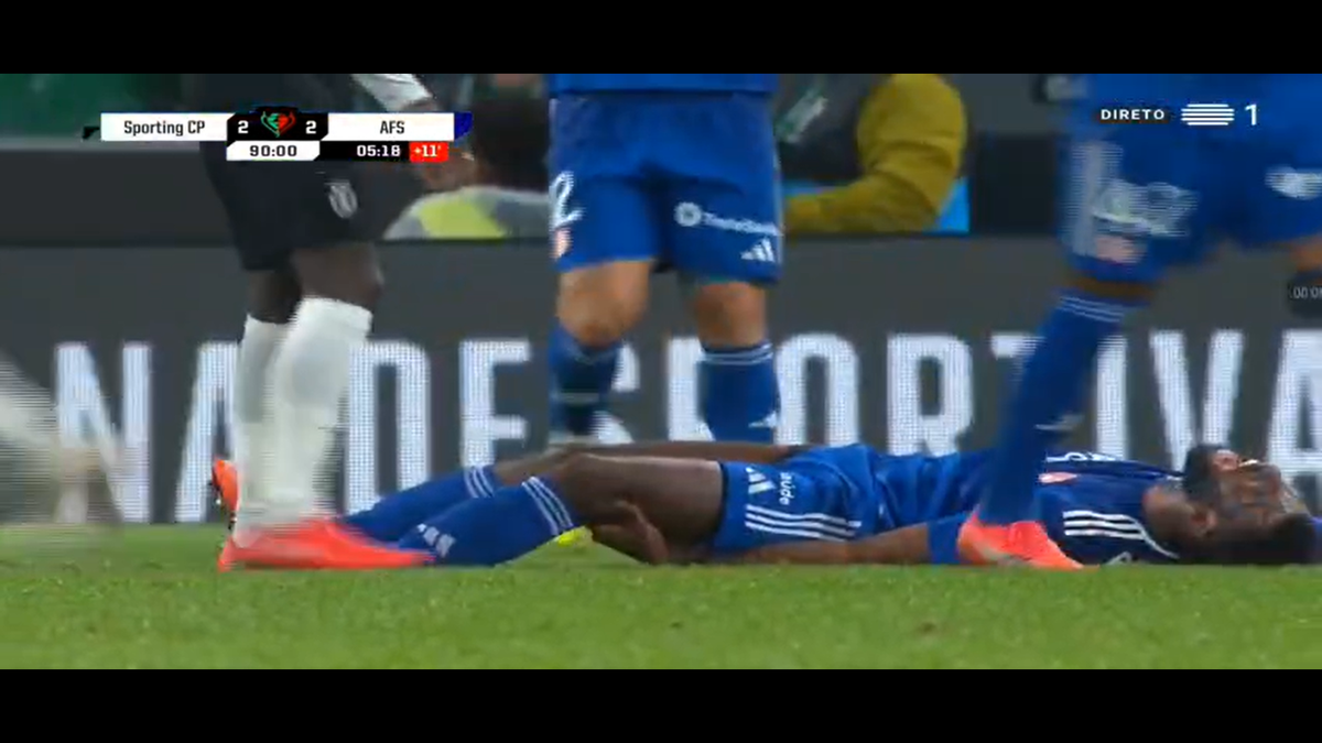 Antoine Baroan, accidentare groaznică în Sporting - AFS