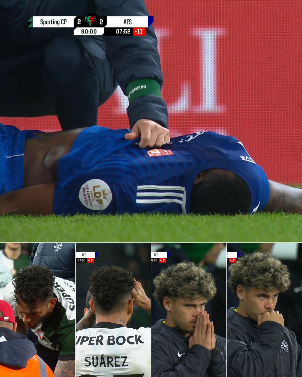 Antoine Baroan, accidentare groaznică în Sporting - AFS