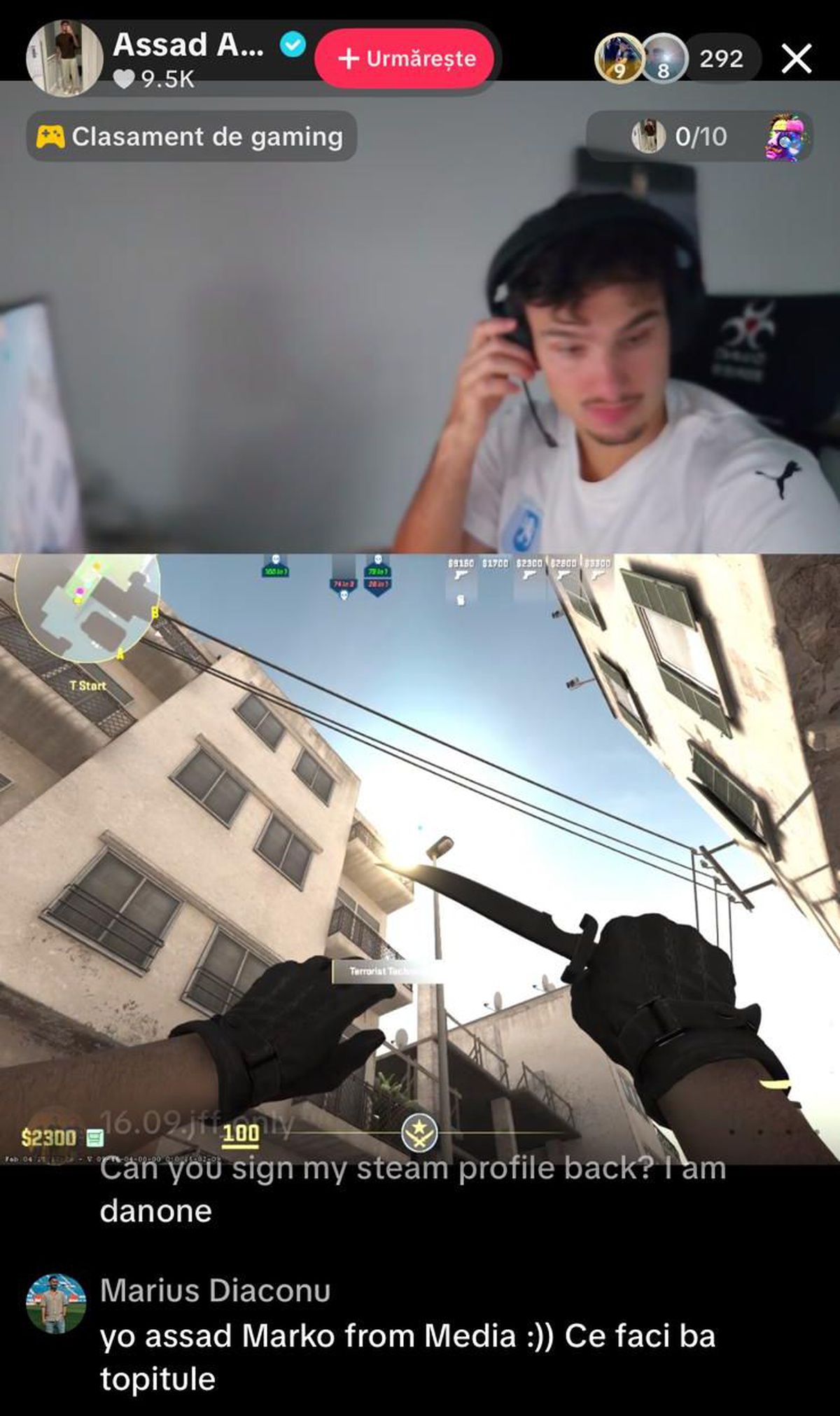 Alibec are rival în Superliga » Jucătorul Craiovei, LIVE pe Counter-Strike a doua zi după meci: „Ce faci, bă, topitule?”