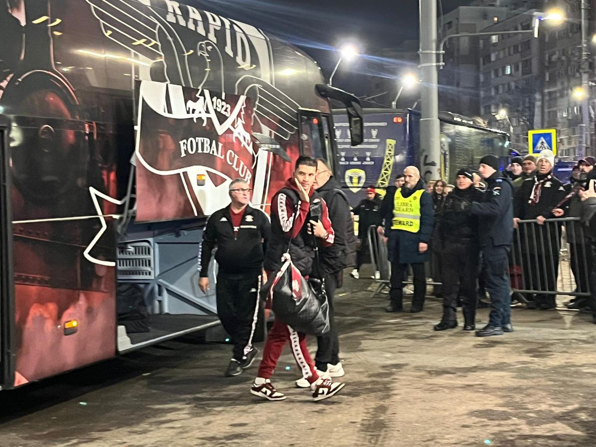 Rapid - Petrolul, imagini înainte de meci