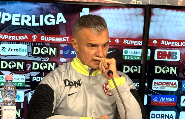 Daniel Pancu dezvăluie ce probleme are înainte de meciul cu U Cluj: „Sunt lucruri reale. Doar 32 de minute la antrenament”